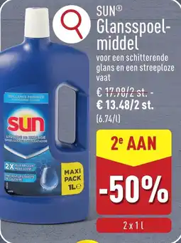 ALDI Sun Glansspoelmiddel aanbieding