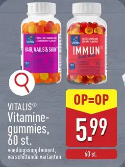 ALDI Vitals Vitamine-gummies, 60 st. aanbieding