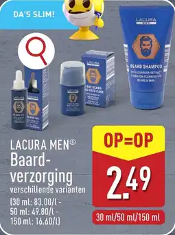 ALDI Lacura men Baardverzorging aanbieding