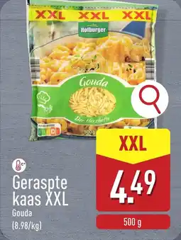 ALDI Geraspte kaas XXL aanbieding