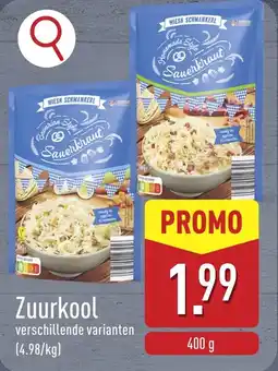ALDI Zuurkool aanbieding
