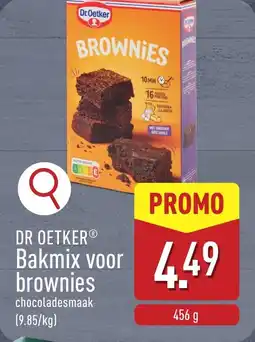 ALDI Dr. Oetker Bakmix voor brownies aanbieding