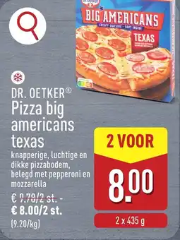 ALDI Dr. oetker Pizza big americans texas aanbieding