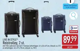ALDI Live in style Reistrolley, 2 st. aanbieding