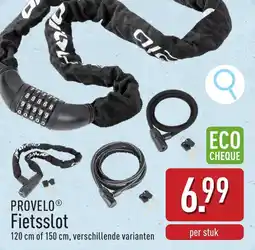 ALDI Provelo Fietsslot aanbieding