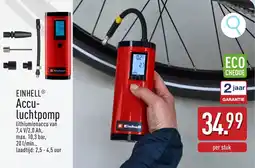 ALDI Einhell Accu-luchtpomp aanbieding
