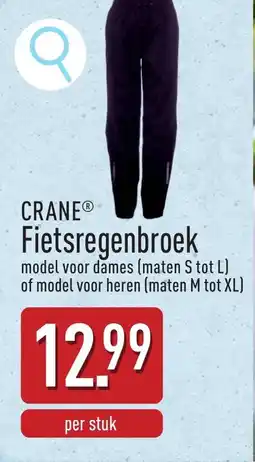 ALDI Crane Fietsregenbroek aanbieding