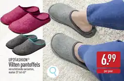 ALDI Up2fashion Vilten pantoffels aanbieding