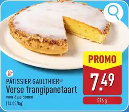 ALDI Pâtissier gaulthier Verse frangipanetaart aanbieding