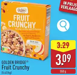 ALDI Golden bridge Fruit Crunchy aanbieding