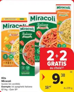 Carrefour Market Kits Miracoli aanbieding