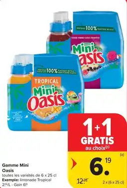 Carrefour Market Gamme Mini Oasis aanbieding