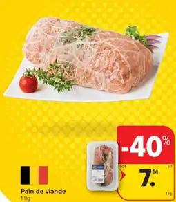 Carrefour Market Pain de viande aanbieding