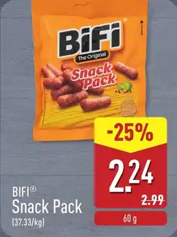 ALDI Bifi Snack Pack aanbieding