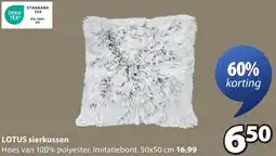 Jysk Lotus sierkussen aanbieding