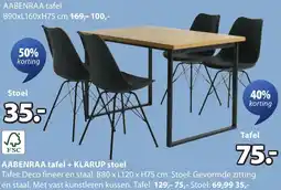 Jysk Aabenraa tafel aanbieding