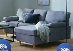 Jysk Gedved zitbank met chaise longue aanbieding