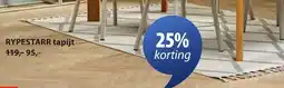 Jysk Rypestarr tapijt aanbieding