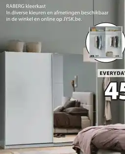 Jysk Raberg kleerkast aanbieding
