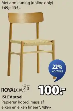Jysk Islev stoel aanbieding