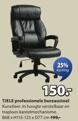 Jysk Tjele professionele bureaustoel aanbieding