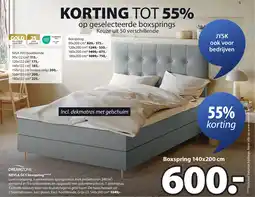 Jysk Dreamzone Nevla GC5 Boxspring aanbieding