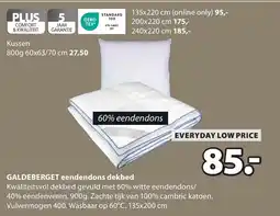 Jysk Galdeberget Eendendons Dekbed aanbieding