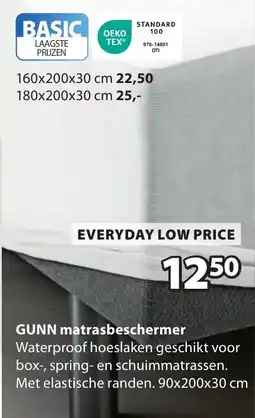 Jysk Gunn Matrasbeschermer aanbieding