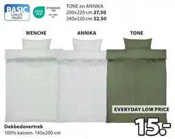Jysk Dekbedovertrek aanbieding
