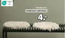Jysk Korsknap stoelkussen aanbieding