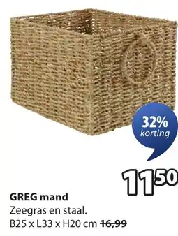 Jysk Greg Mand aanbieding