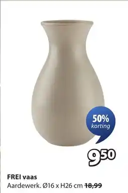 Jysk Frei Vaas aanbieding