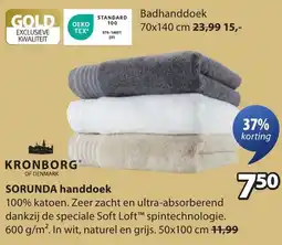 Jysk Sorunda Handdoek aanbieding