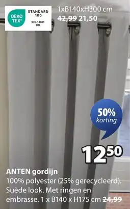 Jysk Anten Gordijn aanbieding