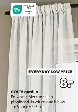 Jysk Golta Gordijn aanbieding