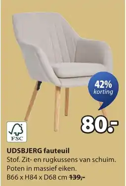 Jysk Udsbjerg Fauteuil aanbieding