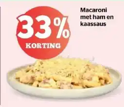 Spar Macaroni met ham en kaassaus aanbieding