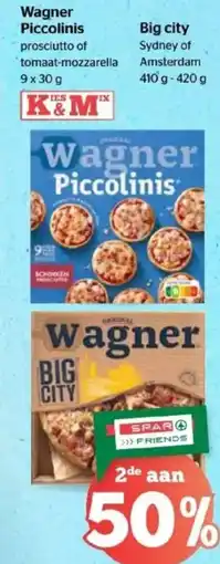Spar Wagner Piccolinis en Big City aanbieding