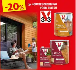 Hubo V33 Op houtbescherming voor buiten aanbieding