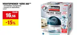Hubo Vochtopnemer Aero 360° aanbieding