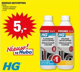 Hubo HG Duopack ontstoppers aanbieding