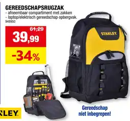 Hubo Gereedschapsrugzak aanbieding