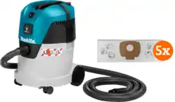 Coolblue Makita VC2512L + Sacs d'Aspirateur (5x) aanbieding