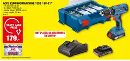 Hubo Hubo Accu klopboormachine GSB 18V-21 aanbieding