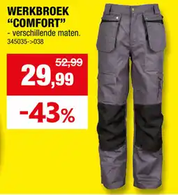 Hubo Werkbroek comfort aanbieding