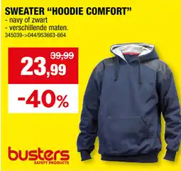 Hubo Busters Sweater hoodie comfort aanbieding