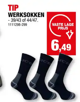 Hubo TIP Werksokken aanbieding