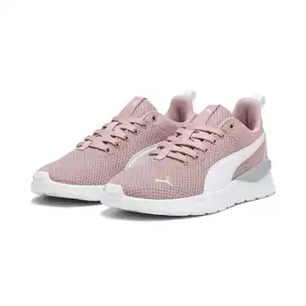 Decathlon Anzarun Lite sportschoenen voor jongeren PUMA Peach Smoothie White Pink aanbieding