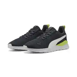Decathlon Anzarun Lite sportschoenen PUMA Strong Gray White Lime Smash Green aanbieding