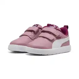 Decathlon Courtflex V3 sneakers voor kleuters PUMA Poised Pink White Berry aanbieding